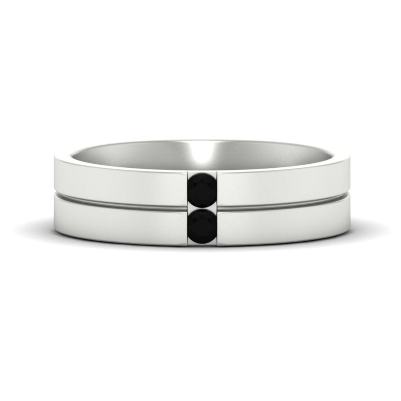 Mens 2 Stone Band