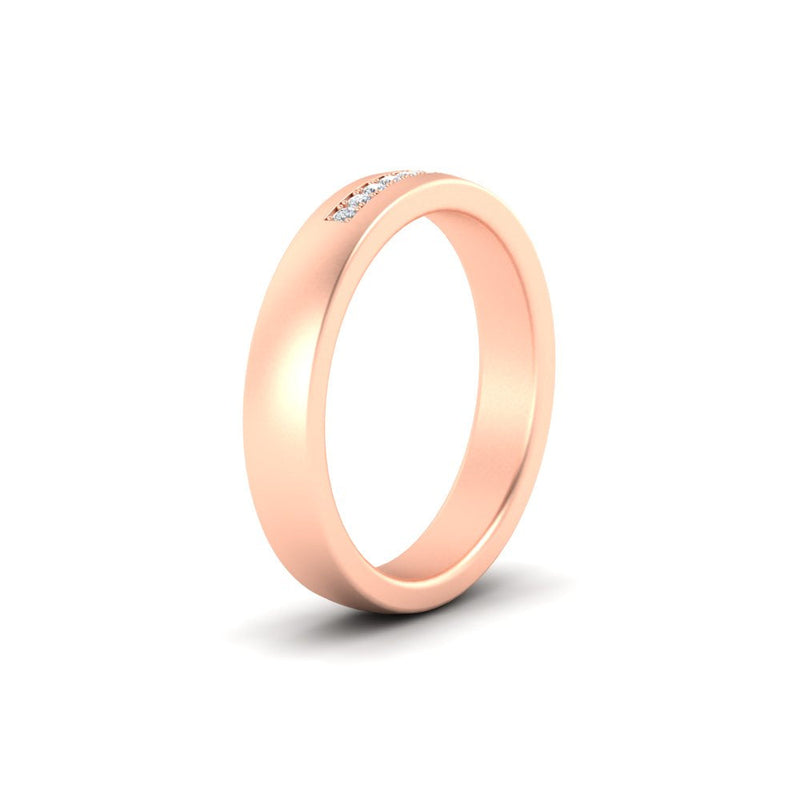 Mens 9 Stone Simple Diamond Band