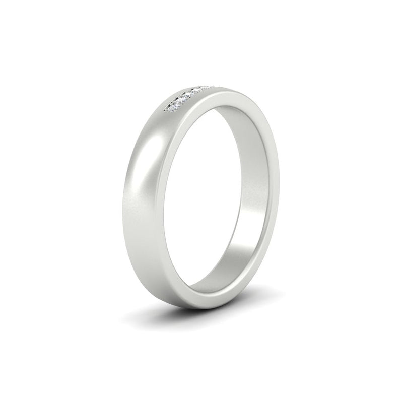 Mens 9 Stone Simple Diamond Band