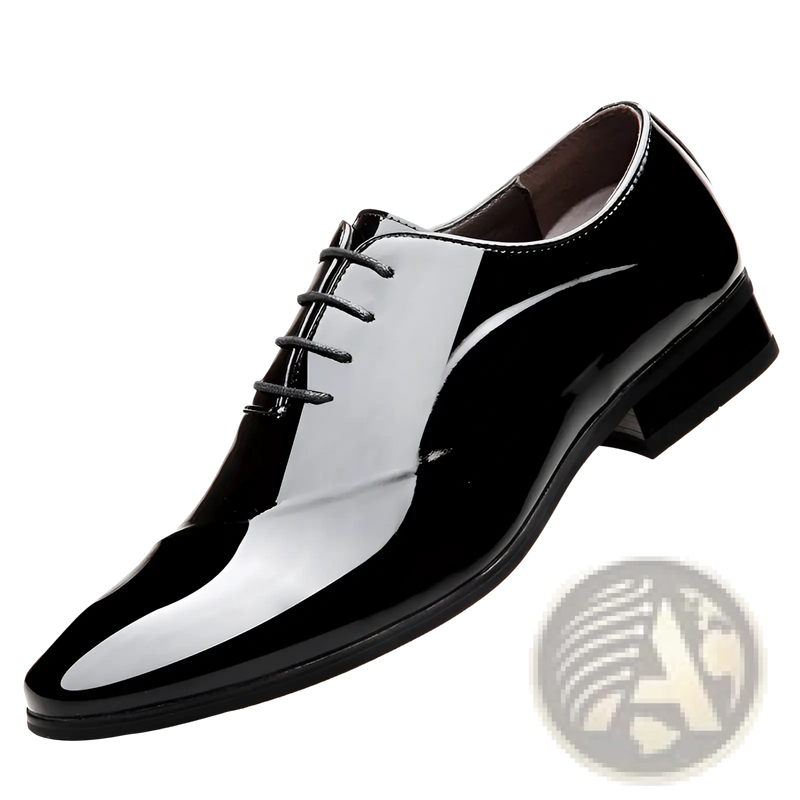 Men's Classic Pointed Toe Leather Business Shoes