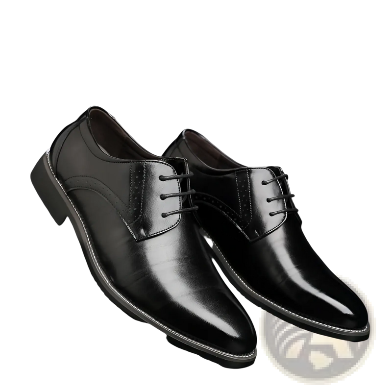 Men's Leather Brogue Oxford Dress Shoes