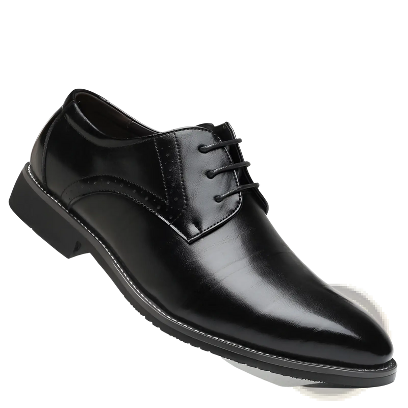 Men's Leather Brogue Oxford Dress Shoes