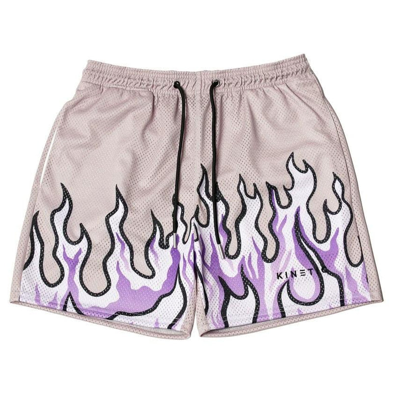 Mesh Breathable Men Shorts GYM Basketball Running Quick-Drying Shorts Baggy Flame Print Fashion Shorts Summer Shorts Basketball Running Quick-Drying Shorts Baggy Flame Print Shorts Summer Shorts