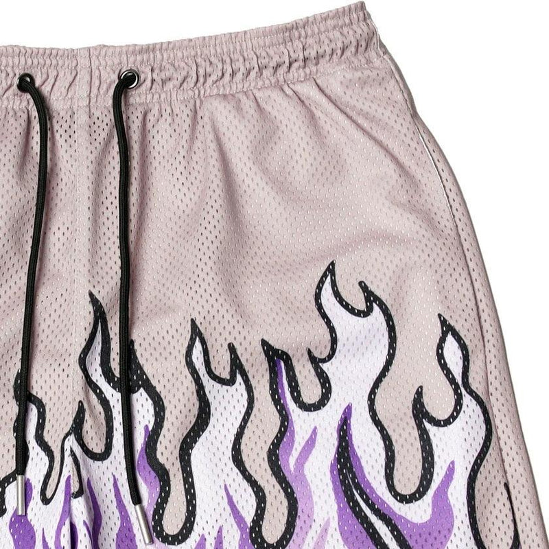 Mesh Breathable Men Shorts GYM Basketball Running Quick-Drying Shorts Baggy Flame Print Fashion Shorts Summer Shorts Basketball Running Quick-Drying Shorts Baggy Flame Print Shorts Summer Shorts