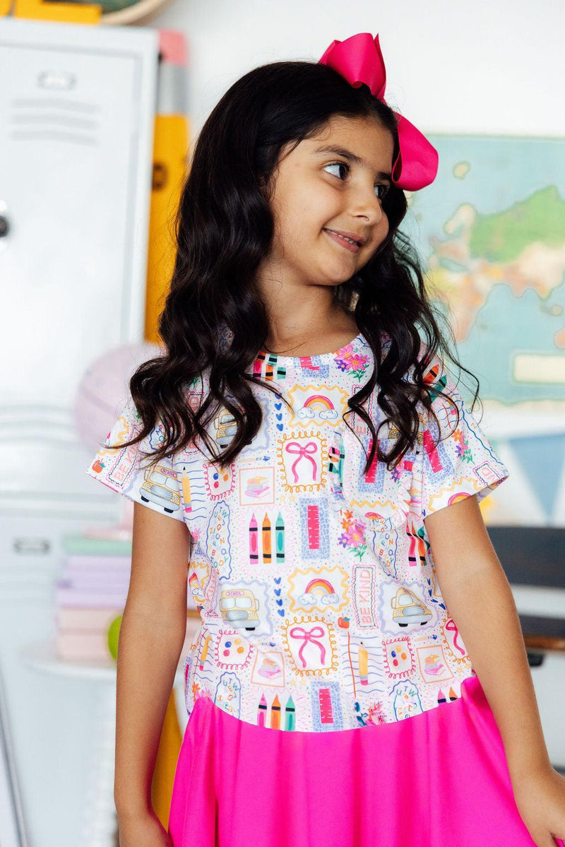 Art Class Ruffle Pocket Tee