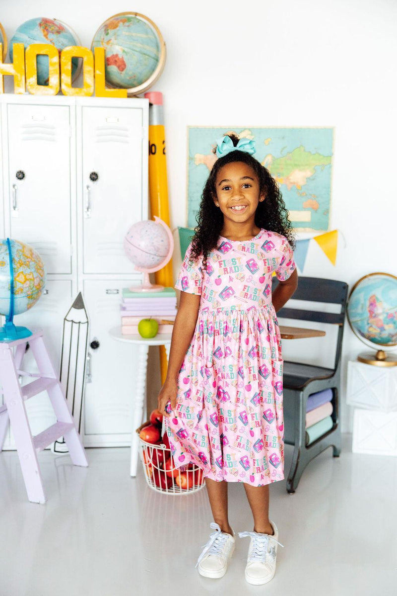 1st Grade S/S Pocket Twirl Dress