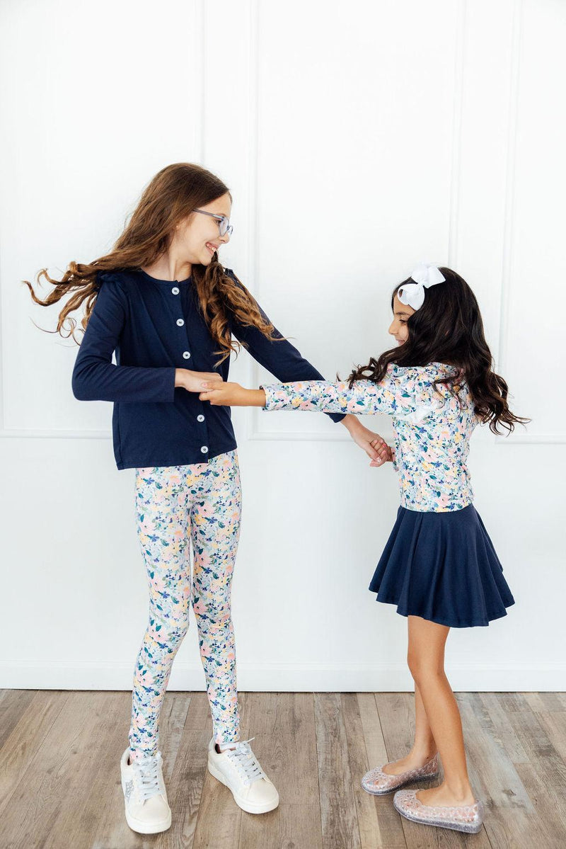 Navy Twirl Skort