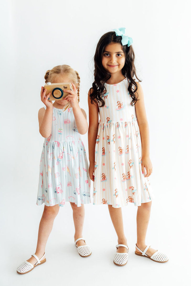Malibu Girl Tank Twirl Dress