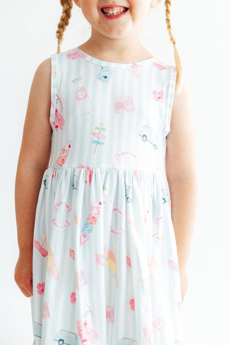 Malibu Girl Tank Twirl Dress