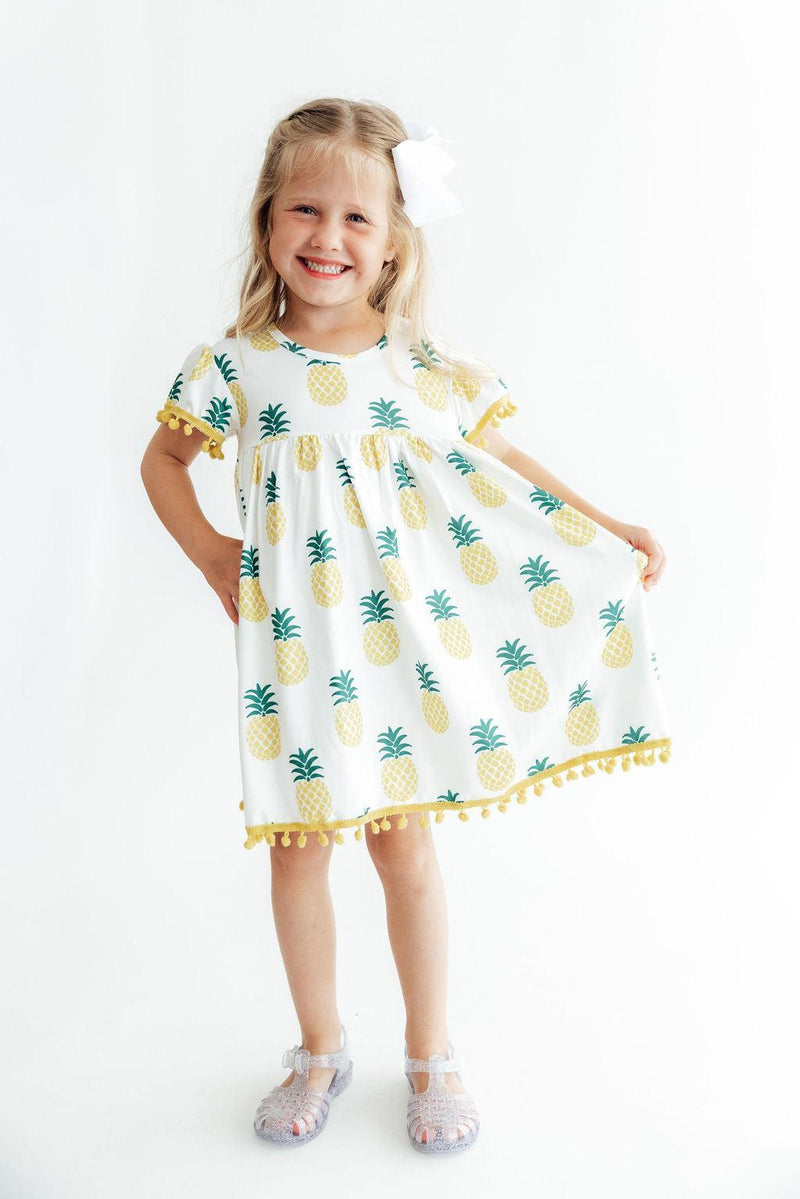 Pineapple Pom Pom Dress
