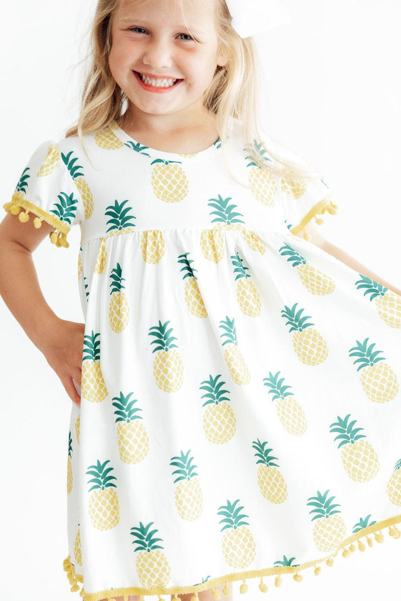 Pineapple Pom Pom Dress