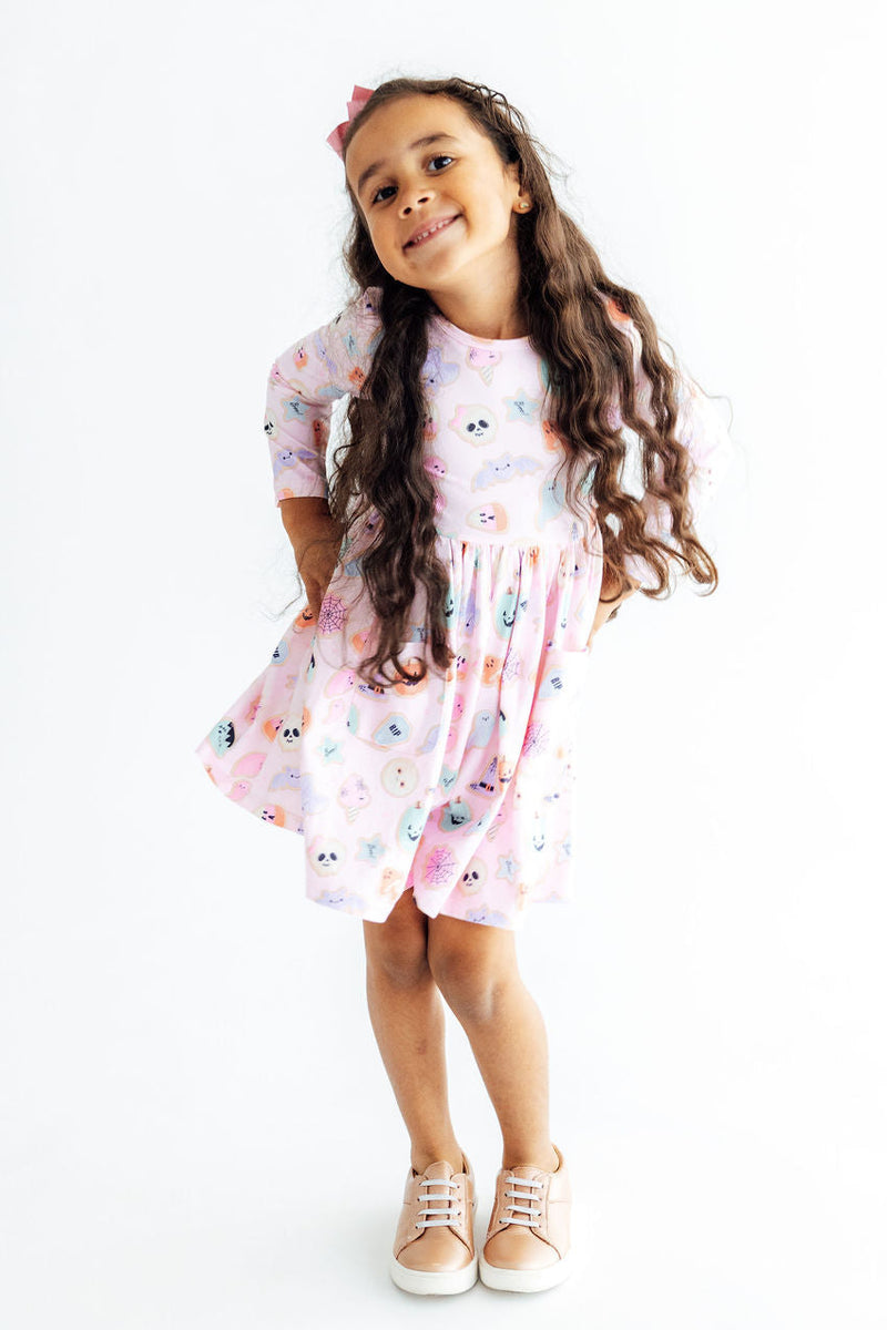 Sugar Rush L/S Pocket Twirl Dress