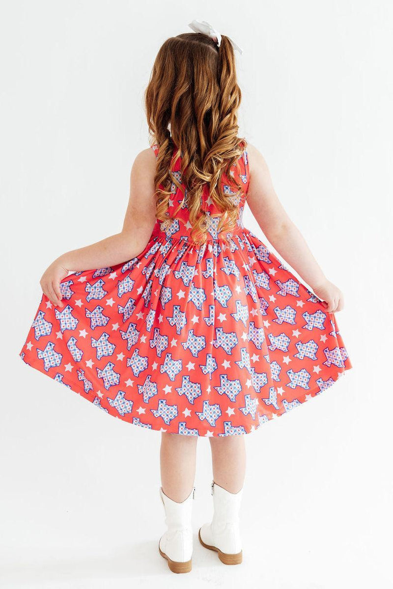 Texas Pride Tank Twirl Dress