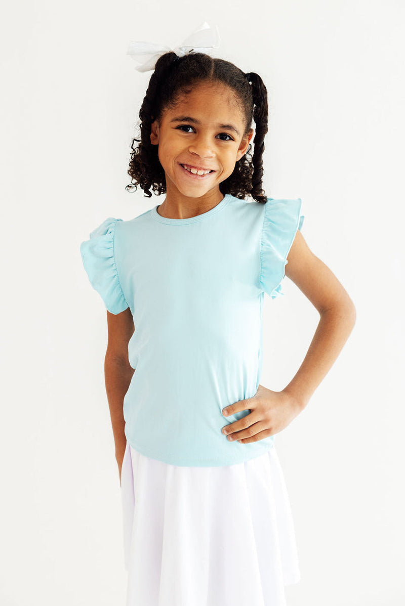 Bluebird S/S Ruffle Tee