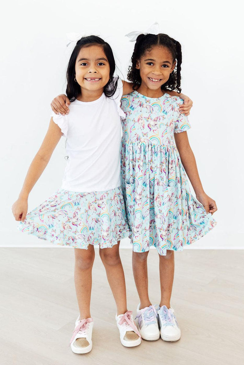 Unicorn Queen Ruffle Twirl Skort