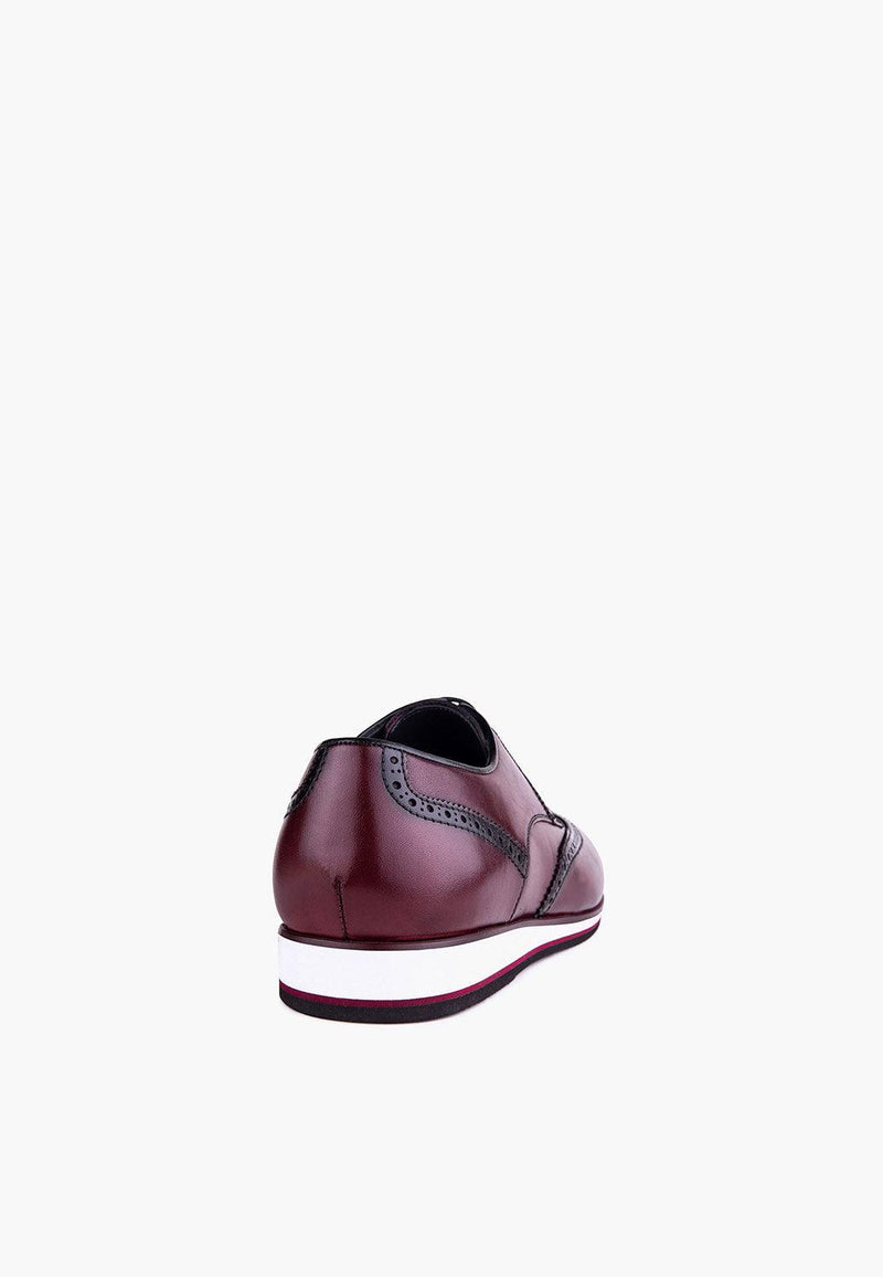 Milan Sneaker Burgundy