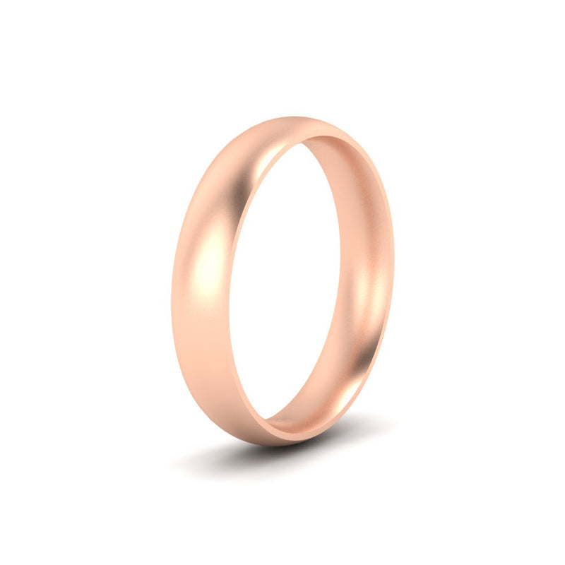 Minimalist 4mm Mens Wedding Band