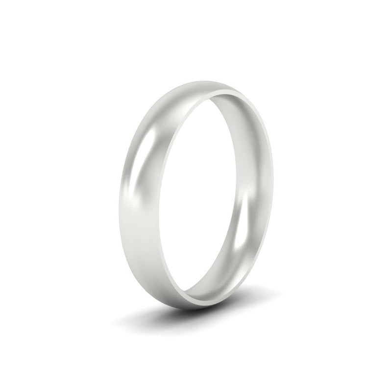 Minimalist 4mm Mens Wedding Band