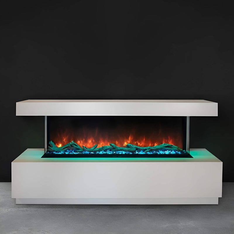 Modern Flames Landscape Pro Multi 56-Inch Linear Multi-Sided Electric Fireplace With Hybrid Flame Technology [LPM-5616V2] (SAK67390)