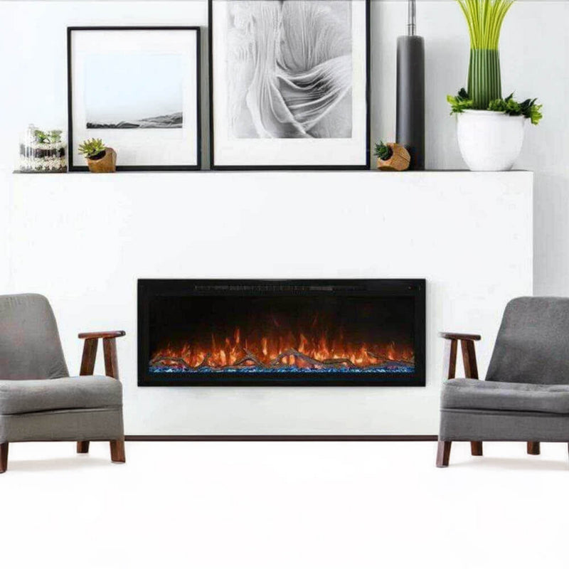 Modern Flames Spectrum Slimline 60" Built-In Linear Electric Fireplace [SPS-60B] (SAK81537)