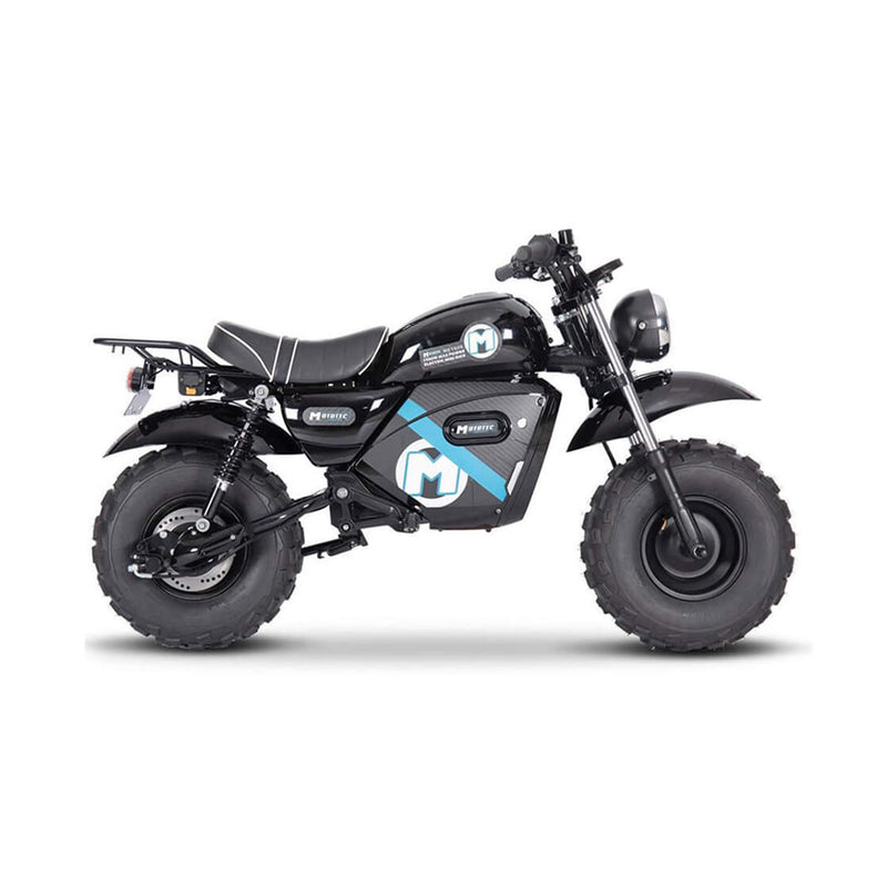 MotoTec 1500W 60V/20AH Electric Powered Mini Bike, Black (SAK32086)