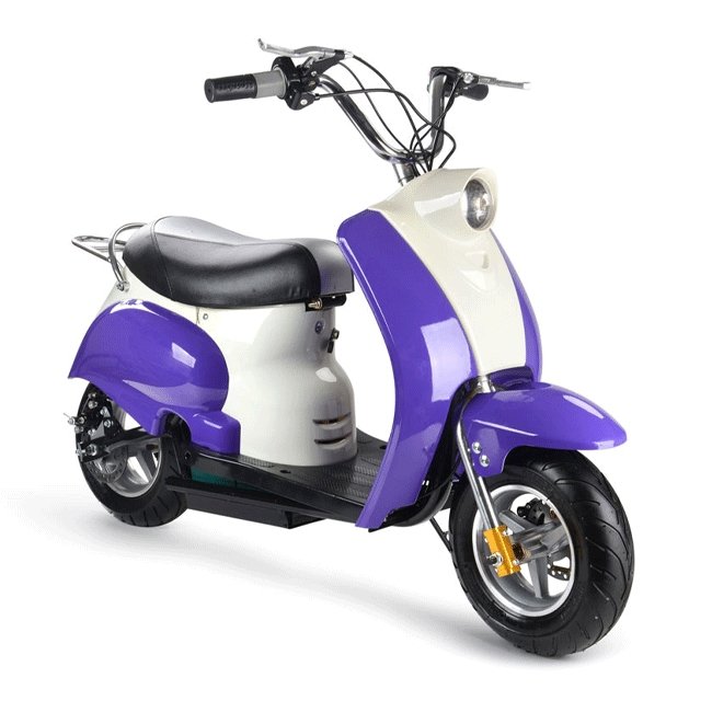 MotoTec EM 24V/12AH 350W Kids Electric Ride-On Scooter (94639816)