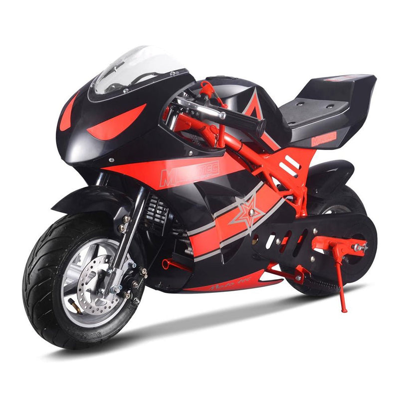 MotoTec GT 49CC 2-Stroke Premium Air Cooled Gas Pocket Bike (93706896)