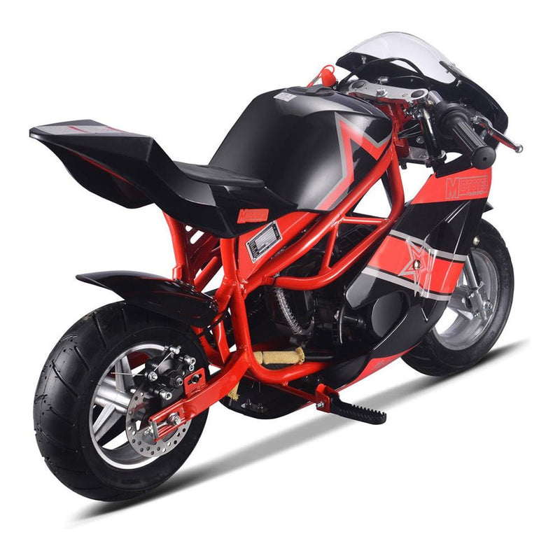 MotoTec GT 49CC 2-Stroke Premium Air Cooled Gas Pocket Bike (93706896)