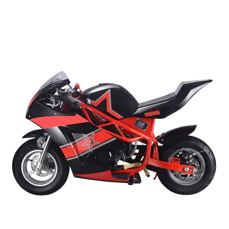 MotoTec GT 49CC 2-Stroke Premium Air Cooled Gas Pocket Bike (93706896)