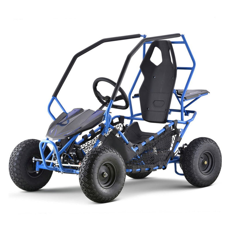 MotoTec Maverick 36V/36AH Blue Electric Motorized Go Kart, 1000W (95368142)