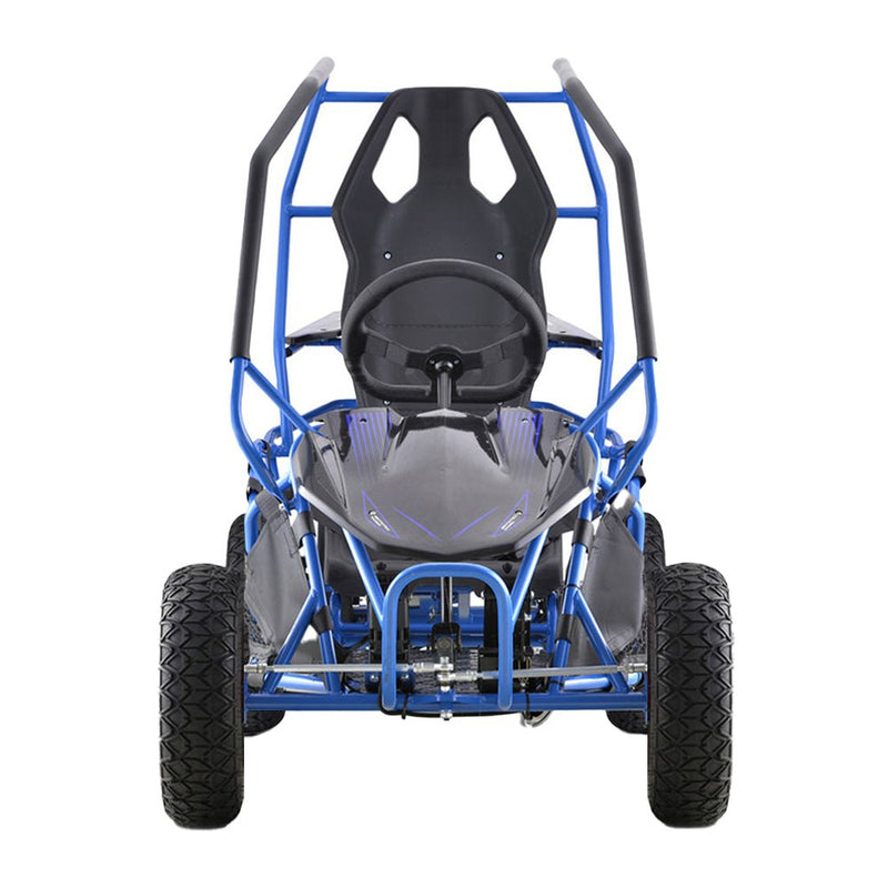 MotoTec Maverick 36V/36AH Blue Electric Motorized Go Kart, 1000W (95368142)