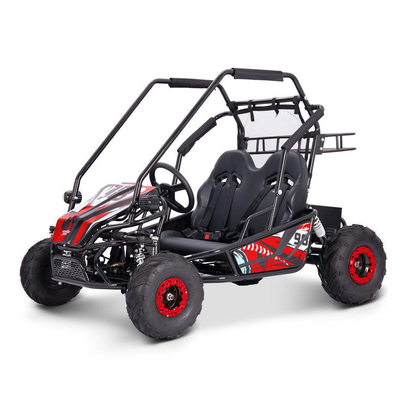 MotoTec Mud XL Red 60V/20AH Electric Full Suspension Go Kart, 2000W (SAK96351)