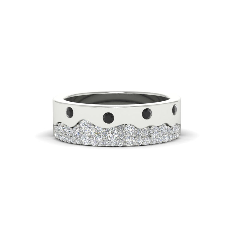 Mountain Stone Mens Wedding Ring
