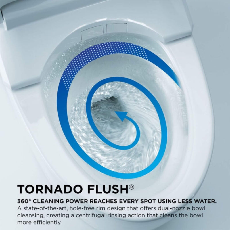 [MS8341CUMFG#01] TOTO Neorest RS Dual Flush Elongated Chair Height Toilet With Integrated Smart Bidet Seat (SAK46531)