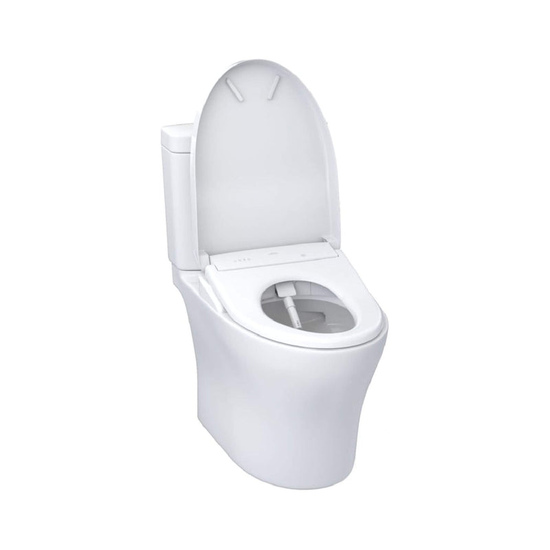[MW4464726CEMFGN#01] TOTO Aquia IV Dual Flush Elongated Universal Height Toilet With Washlet S7 Bidet Seat (SAK53982)
