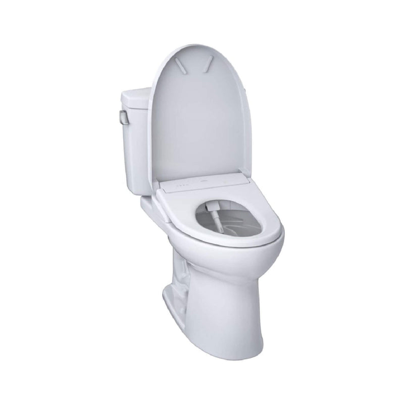 [MW4544726CEFG#01] TOTO Drake II 1.28 GPF Elongated Chair Height Toilet With Washlet S7 Bidet Seat (SAK29654)