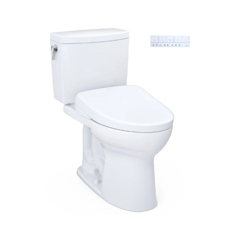 [MW4544726CUFG#01] TOTO Drake II 1 GPF Elongated Chair Height Toilet With Washlet S7A Bidet Seat (SAK53152)