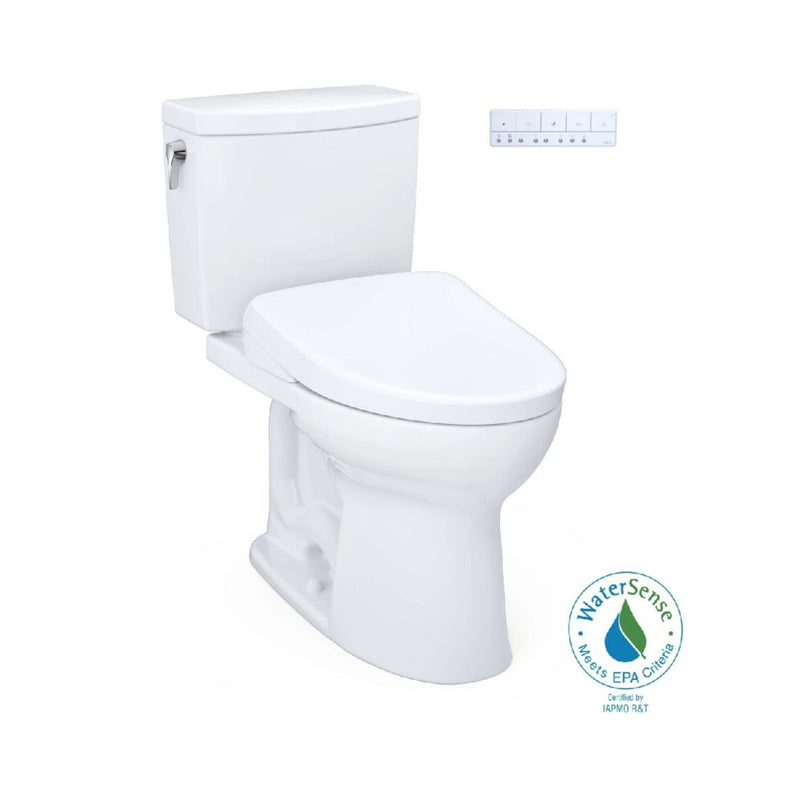 [MW4544726CUFG#01] TOTO Drake II 1 GPF Elongated Chair Height Toilet With Washlet S7A Bidet Seat (SAK53152)