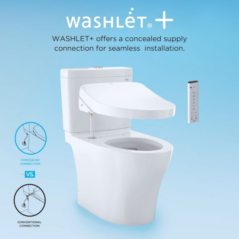 [MW4743084CUFG#01] TOTO Vespin II 1.0 GPF Elongated Toiled With Washlet C5 Bidet Seat (SAK34817)
