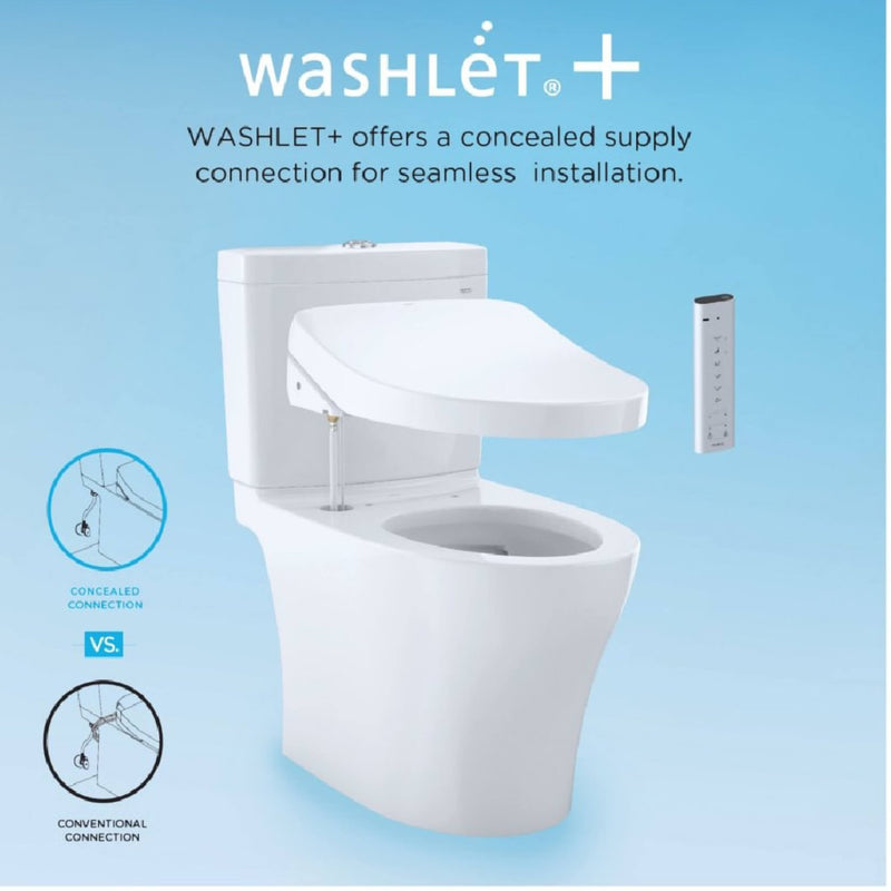 [MW6243074CEFG#01] TOTO Legato 1.28 GPF Elongated Toilet And Washlet C2 Bidet Seat (SAK54632)