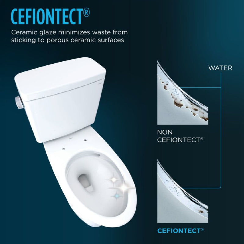 [MW7763074CEG#01] TOTO Drake 1.28 GPF Two Piece Elongated With Left Hand Lever And Washlet C2 Bidet Seat (SAK87823)