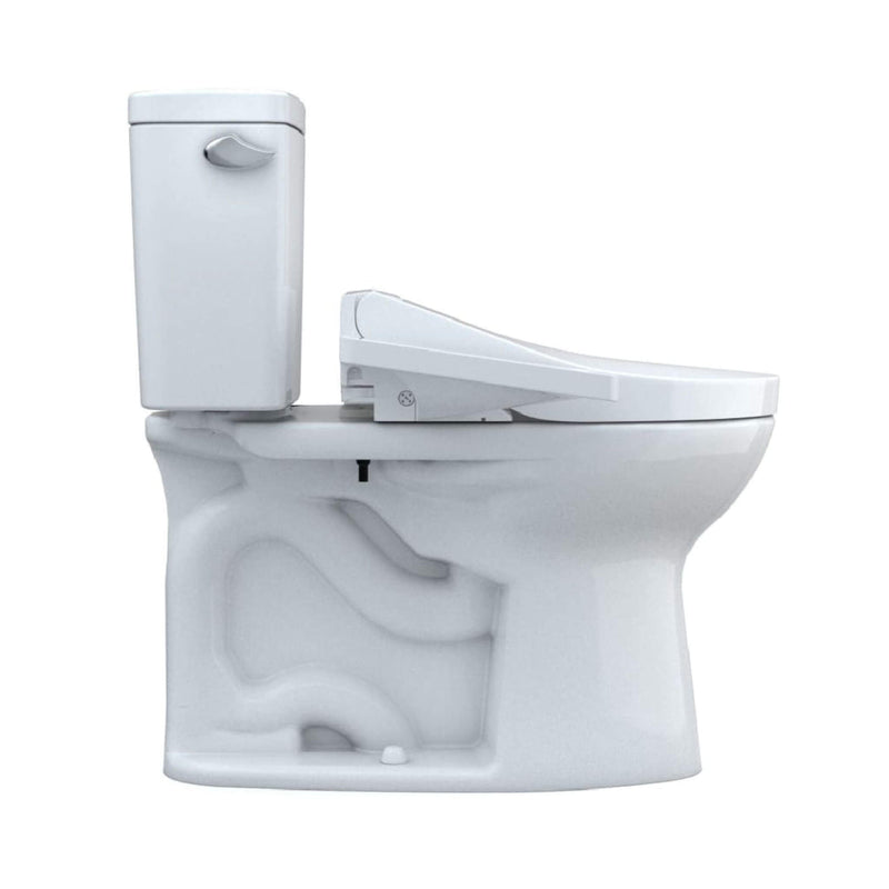 [MW7763074CEG#01] TOTO Drake 1.28 GPF Two Piece Elongated With Left Hand Lever And Washlet C2 Bidet Seat (SAK87823)