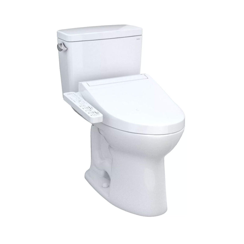 [MW7763074CEG#01] TOTO Drake 1.28 GPF Two Piece Elongated With Left Hand Lever And Washlet C2 Bidet Seat (SAK87823)