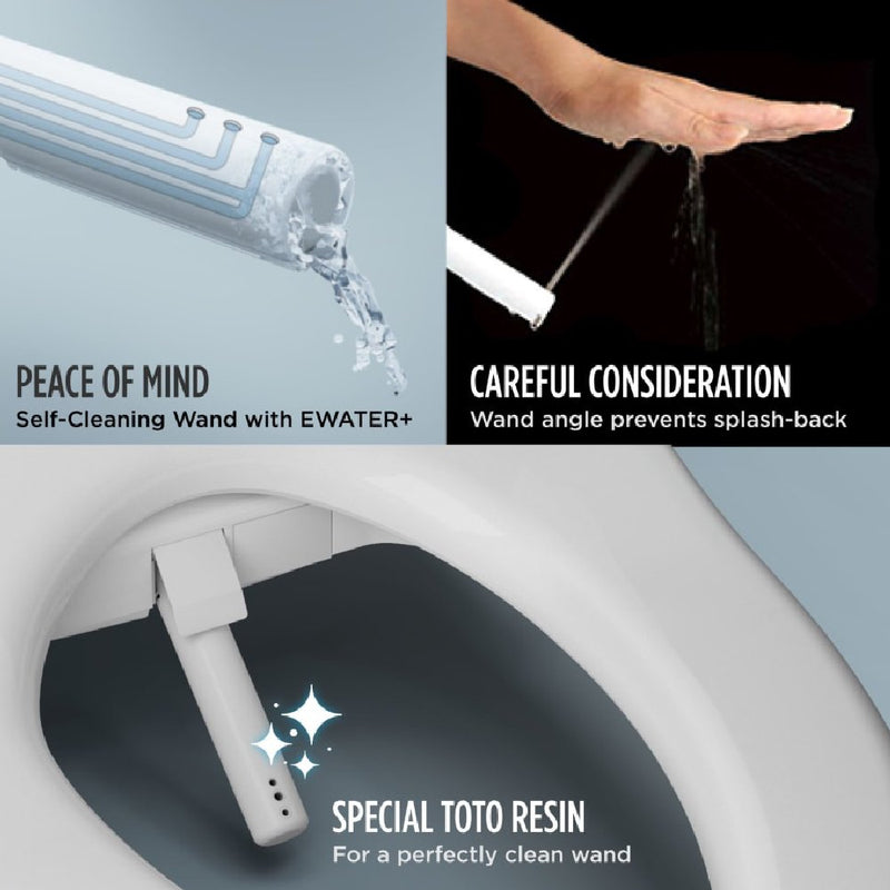 [MW7763074CSFG#01] TOTO Drake Washlet C2 With 1.6 GPF Universal Height Elongated Toilet (SAK14526)