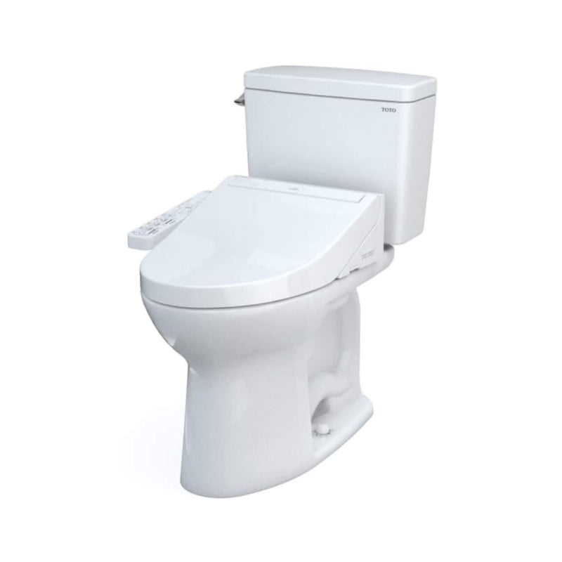 [MW7763074CSFG.10#01] TOTO Drake Washlet C2 With 1.6 GPF Universal Height Bidet Toilet With Left Hand Lever (SAK75918)