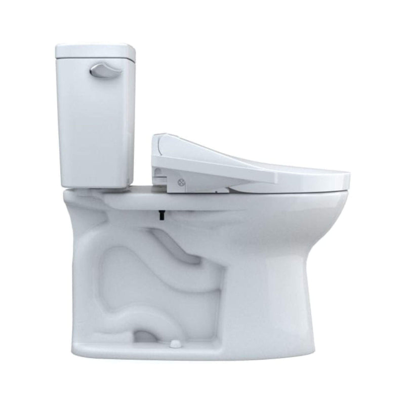 [MW7763074CSFG.10#01] TOTO Drake Washlet C2 With 1.6 GPF Universal Height Bidet Toilet With Left Hand Lever (SAK75918)
