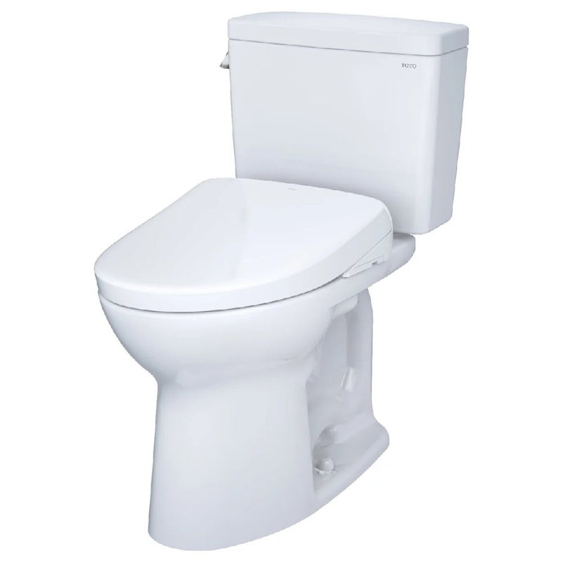 [MW7764726CSFGA.10#01] TOTO Drake 1.6 GPF Universal Height 10" Rough In Toilet With Washlet S7 Bidet Seat (SAK68432)