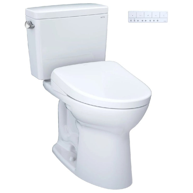 [MW7764726CSFGA.10#01] TOTO Drake 1.6 GPF Universal Height 10" Rough In Toilet With Washlet S7 Bidet Seat (SAK68432)