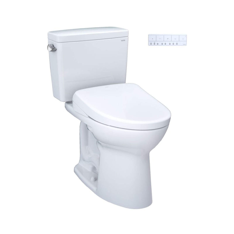 [MW7764736CEFG.10#01] TOTO Drake 1.28 GPF Universal Height Toilet With S7A Auto Open Bidet Seat And 10" Rough In (SAK32529)