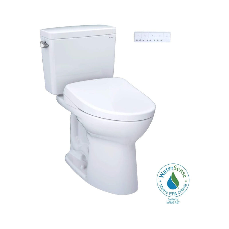 [MW7764736CEFGA#01] TOTO Drake 1.28 GPF Universal Height Toilet With S7A Auto Open Bidet Seat And Auto Flush (SAK73826)